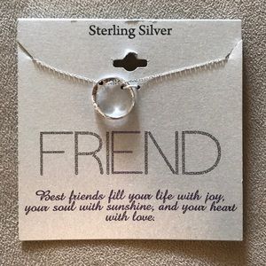 Dainty “Friend” necklace